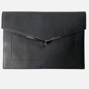 Botkier, Valentina Flap Pebbled Leather Clutch
